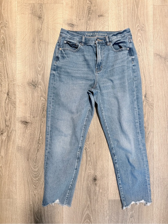 American Eagle Outfitters Denim - American Eagle Outfitters Light Wash High-Rise Cropped Jeans
